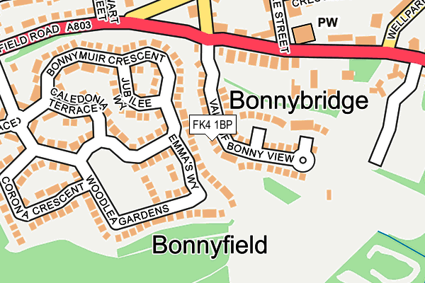 FK4 1BP map - OS OpenMap – Local (Ordnance Survey) FK4 1BP map - OS OpenMap – Local (Ordnance Survey)