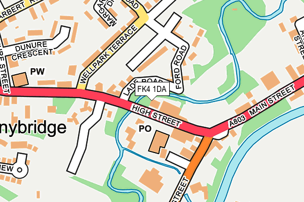 FK4 1DA map - OS OpenMap – Local (Ordnance Survey) FK4 1DA map - OS OpenMap – Local (Ordnance Survey)