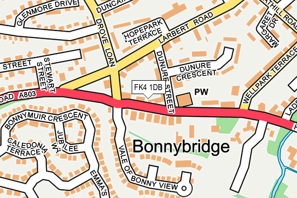FK4 1DB map - OS OpenMap – Local (Ordnance Survey) FK4 1DB map - OS OpenMap – Local (Ordnance Survey)