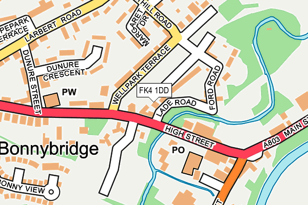 FK4 1DD map - OS OpenMap – Local (Ordnance Survey) FK4 1DD map - OS OpenMap – Local (Ordnance Survey)