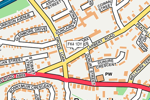 FK4 1DY map - OS OpenMap – Local (Ordnance Survey) FK4 1DY map - OS OpenMap – Local (Ordnance Survey)