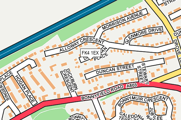 FK4 1EX map - OS OpenMap – Local (Ordnance Survey) FK4 1EX map - OS OpenMap – Local (Ordnance Survey)