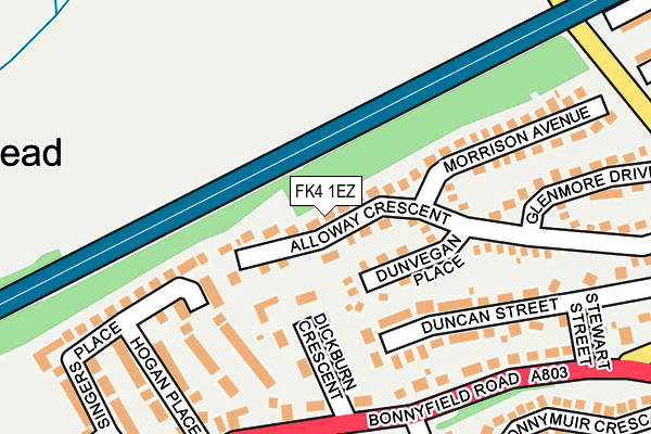 FK4 1EZ map - OS OpenMap – Local (Ordnance Survey) FK4 1EZ map - OS OpenMap – Local (Ordnance Survey)