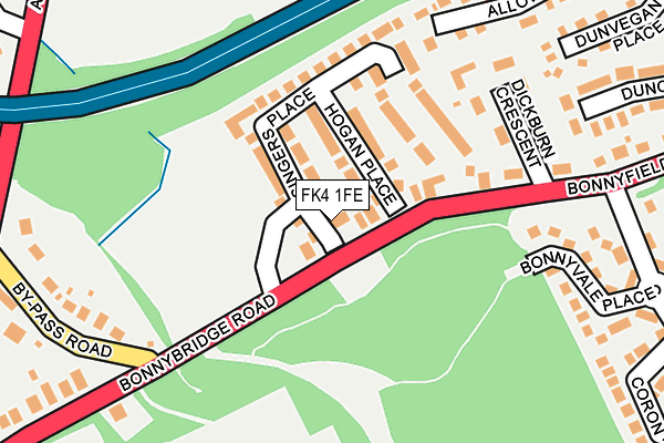 FK4 1FE map - OS OpenMap – Local (Ordnance Survey) FK4 1FE map - OS OpenMap – Local (Ordnance Survey)