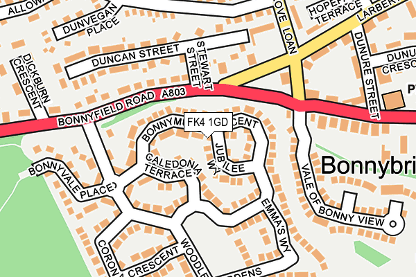 FK4 1GD map - OS OpenMap – Local (Ordnance Survey) FK4 1GD map - OS OpenMap – Local (Ordnance Survey)