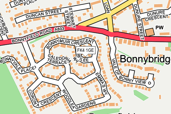 FK4 1GE map - OS OpenMap – Local (Ordnance Survey) FK4 1GE map - OS OpenMap – Local (Ordnance Survey)
