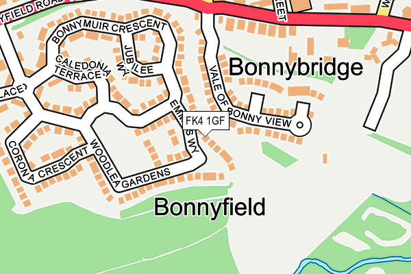 FK4 1GF map - OS OpenMap – Local (Ordnance Survey) FK4 1GF map - OS OpenMap – Local (Ordnance Survey)