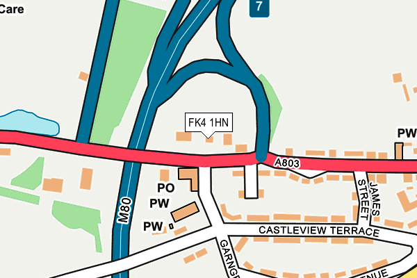FK4 1HN map - OS OpenMap – Local (Ordnance Survey) FK4 1HN map - OS OpenMap – Local (Ordnance Survey)