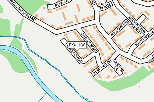FK4 1HW map - OS OpenMap – Local (Ordnance Survey) FK4 1HW map - OS OpenMap – Local (Ordnance Survey)