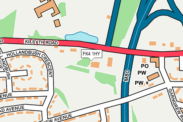 FK4 1HY map - OS OpenMap – Local (Ordnance Survey) FK4 1HY map - OS OpenMap – Local (Ordnance Survey)