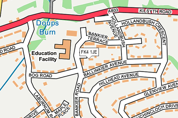 FK4 1JE map - OS OpenMap – Local (Ordnance Survey) FK4 1JE map - OS OpenMap – Local (Ordnance Survey)