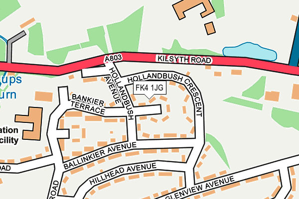 FK4 1JG map - OS OpenMap – Local (Ordnance Survey) FK4 1JG map - OS OpenMap – Local (Ordnance Survey)
