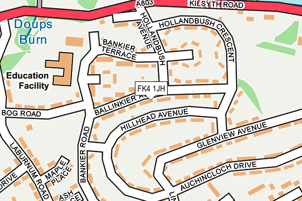 FK4 1JH map - OS OpenMap – Local (Ordnance Survey) FK4 1JH map - OS OpenMap – Local (Ordnance Survey)