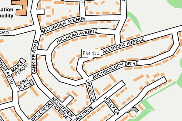 FK4 1JU map - OS OpenMap – Local (Ordnance Survey) FK4 1JU map - OS OpenMap – Local (Ordnance Survey)