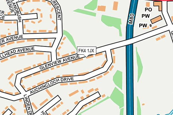 FK4 1JX map - OS OpenMap – Local (Ordnance Survey) FK4 1JX map - OS OpenMap – Local (Ordnance Survey)