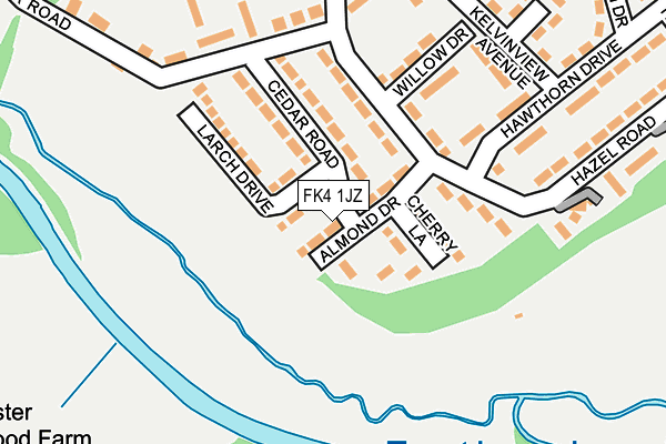 FK4 1JZ map - OS OpenMap – Local (Ordnance Survey) FK4 1JZ map - OS OpenMap – Local (Ordnance Survey)