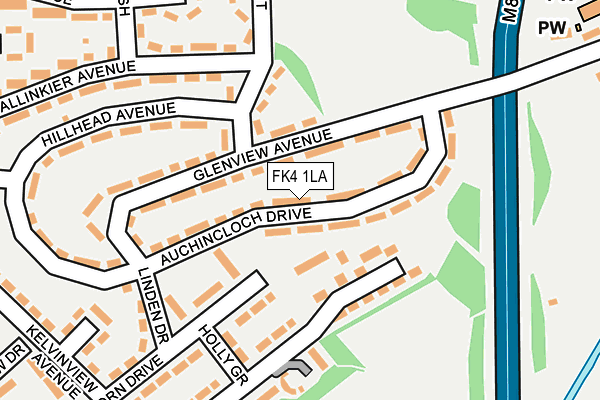 FK4 1LA map - OS OpenMap – Local (Ordnance Survey) FK4 1LA map - OS OpenMap – Local (Ordnance Survey)