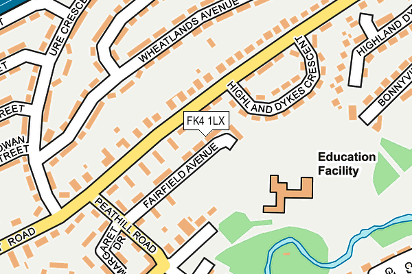 FK4 1LX map - OS OpenMap – Local (Ordnance Survey) FK4 1LX map - OS OpenMap – Local (Ordnance Survey)