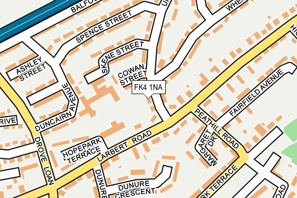 FK4 1NA map - OS OpenMap – Local (Ordnance Survey) FK4 1NA map - OS OpenMap – Local (Ordnance Survey)