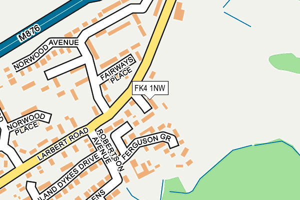 FK4 1NW map - OS OpenMap – Local (Ordnance Survey) FK4 1NW map - OS OpenMap – Local (Ordnance Survey)