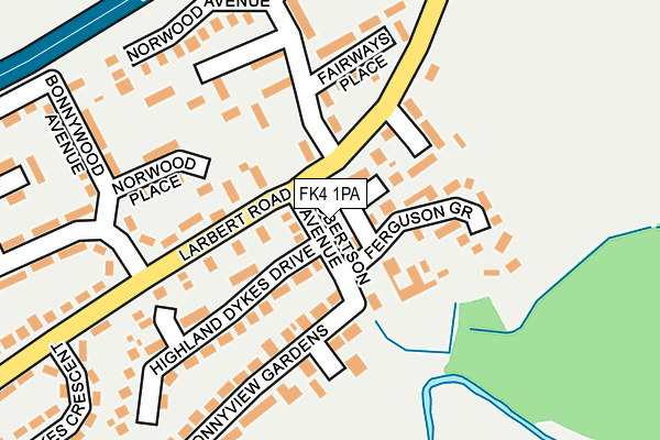 FK4 1PA map - OS OpenMap – Local (Ordnance Survey) FK4 1PA map - OS OpenMap – Local (Ordnance Survey)