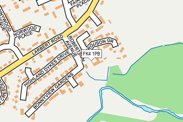 FK4 1PB map - OS OpenMap – Local (Ordnance Survey) FK4 1PB map - OS OpenMap – Local (Ordnance Survey)