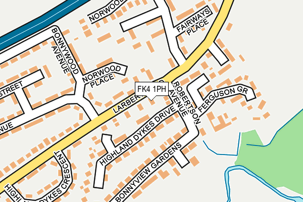 FK4 1PH map - OS OpenMap – Local (Ordnance Survey) FK4 1PH map - OS OpenMap – Local (Ordnance Survey)