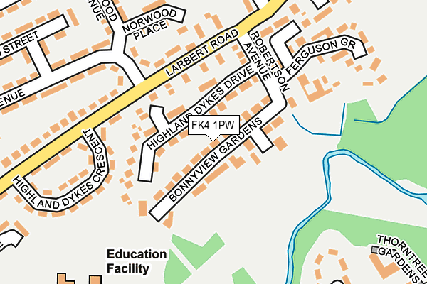 FK4 1PW map - OS OpenMap – Local (Ordnance Survey) FK4 1PW map - OS OpenMap – Local (Ordnance Survey)