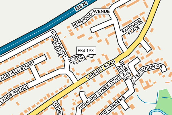 FK4 1PX map - OS OpenMap – Local (Ordnance Survey) FK4 1PX map - OS OpenMap – Local (Ordnance Survey)