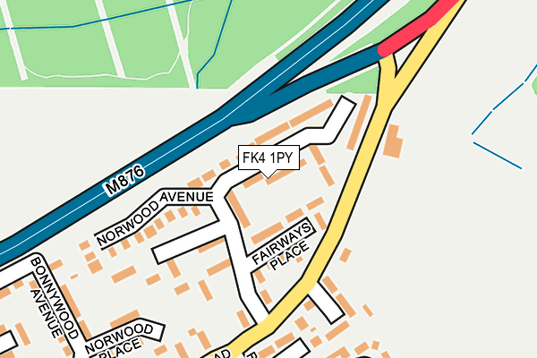 FK4 1PY map - OS OpenMap – Local (Ordnance Survey) FK4 1PY map - OS OpenMap – Local (Ordnance Survey)