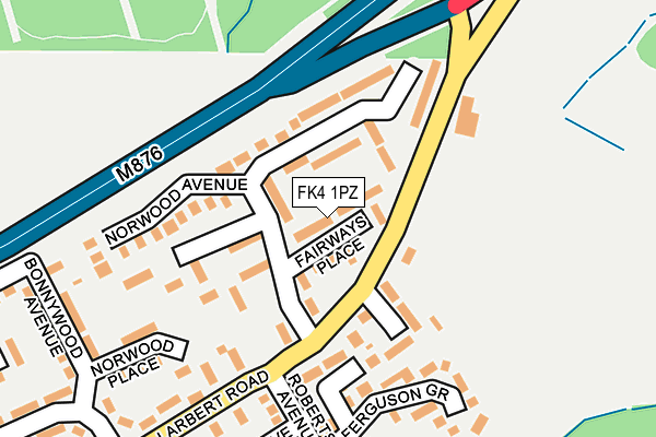 FK4 1PZ map - OS OpenMap – Local (Ordnance Survey) FK4 1PZ map - OS OpenMap – Local (Ordnance Survey)