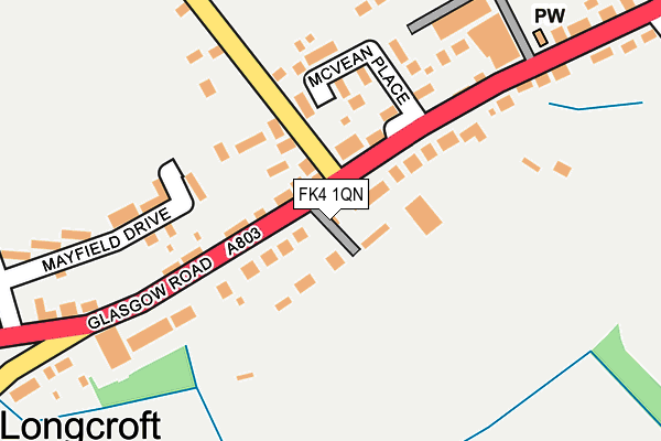 FK4 1QN map - OS OpenMap – Local (Ordnance Survey) FK4 1QN map - OS OpenMap – Local (Ordnance Survey)