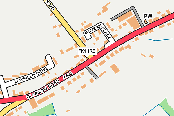FK4 1RE map - OS OpenMap – Local (Ordnance Survey) FK4 1RE map - OS OpenMap – Local (Ordnance Survey)