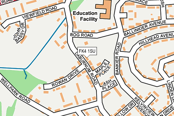 FK4 1SU map - OS OpenMap – Local (Ordnance Survey) FK4 1SU map - OS OpenMap – Local (Ordnance Survey)
