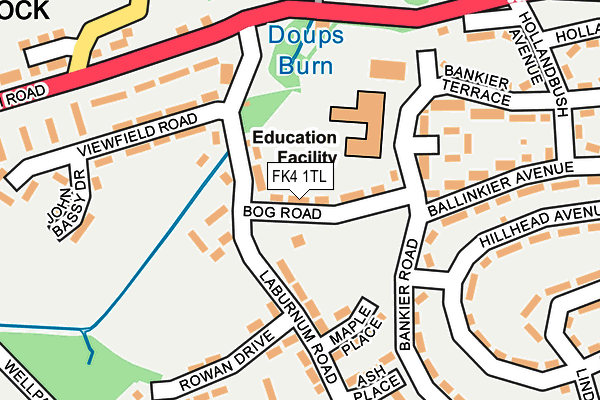 FK4 1TL map - OS OpenMap – Local (Ordnance Survey) FK4 1TL map - OS OpenMap – Local (Ordnance Survey)