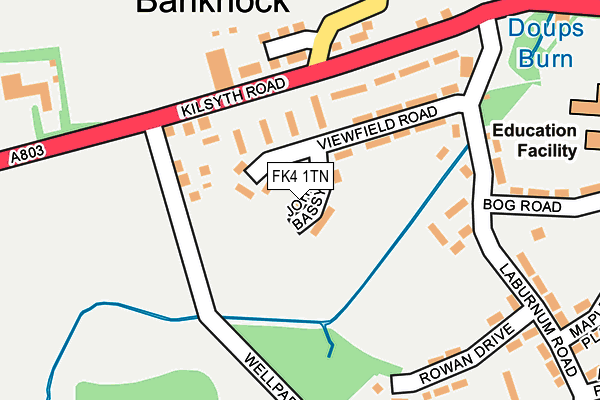 FK4 1TN map - OS OpenMap – Local (Ordnance Survey) FK4 1TN map - OS OpenMap – Local (Ordnance Survey)