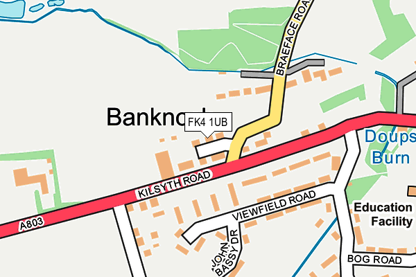 FK4 1UB map - OS OpenMap – Local (Ordnance Survey) FK4 1UB map - OS OpenMap – Local (Ordnance Survey)