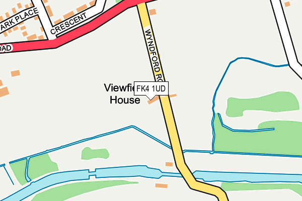 FK4 1UD map - OS OpenMap – Local (Ordnance Survey) FK4 1UD map - OS OpenMap – Local (Ordnance Survey)