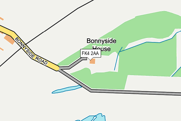 FK4 2AA map - OS OpenMap – Local (Ordnance Survey) FK4 2AA map - OS OpenMap – Local (Ordnance Survey)