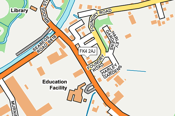 FK4 2AJ map - OS OpenMap – Local (Ordnance Survey) FK4 2AJ map - OS OpenMap – Local (Ordnance Survey)