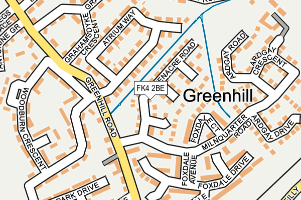 FK4 2BE map - OS OpenMap – Local (Ordnance Survey) FK4 2BE map - OS OpenMap – Local (Ordnance Survey)
