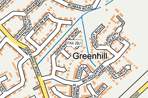 FK4 2BJ map - OS OpenMap – Local (Ordnance Survey) FK4 2BJ map - OS OpenMap – Local (Ordnance Survey)