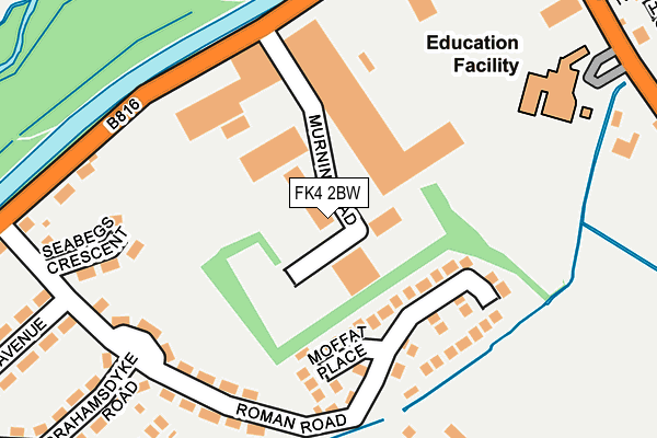 FK4 2BW map - OS OpenMap – Local (Ordnance Survey)