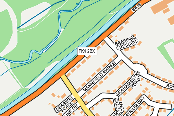 FK4 2BX map - OS OpenMap – Local (Ordnance Survey) FK4 2BX map - OS OpenMap – Local (Ordnance Survey)