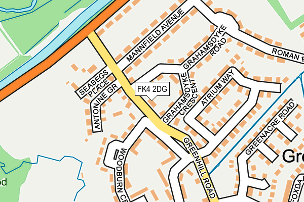 FK4 2DG map - OS OpenMap – Local (Ordnance Survey) FK4 2DG map - OS OpenMap – Local (Ordnance Survey)