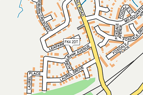 FK4 2DT map - OS OpenMap – Local (Ordnance Survey) FK4 2DT map - OS OpenMap – Local (Ordnance Survey)