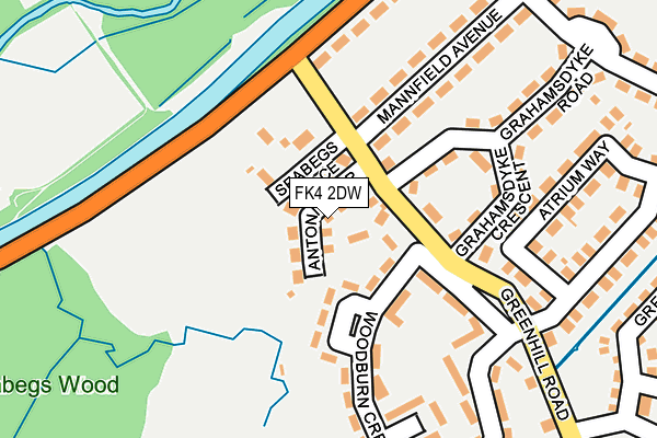 FK4 2DW map - OS OpenMap – Local (Ordnance Survey) FK4 2DW map - OS OpenMap – Local (Ordnance Survey)