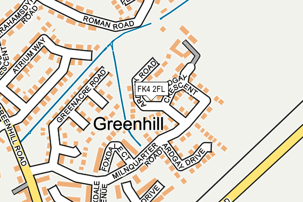 FK4 2FL map - OS OpenMap – Local (Ordnance Survey) FK4 2FL map - OS OpenMap – Local (Ordnance Survey)