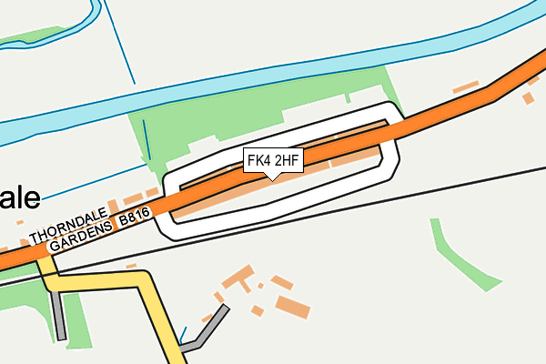 FK4 2HF map - OS OpenMap – Local (Ordnance Survey)