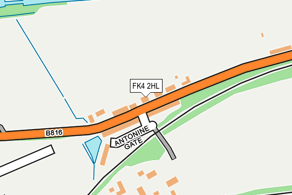 FK4 2HL map - OS OpenMap – Local (Ordnance Survey)